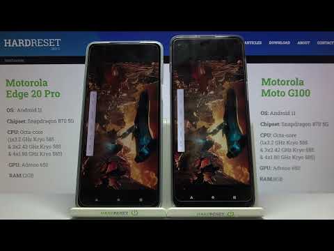 Motorola Edge 20 Pro vs Moto G100 Wild life extreme / Wild Life Extreme on Edge 20 Pro and Moto G100
