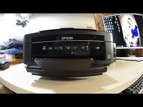 фото принтер, сканер, ксерокс epson l355 (wi-fi, снпч) 0