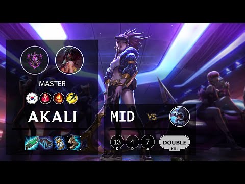 Akali Mid vs Talon - KR Master Patch 10.14