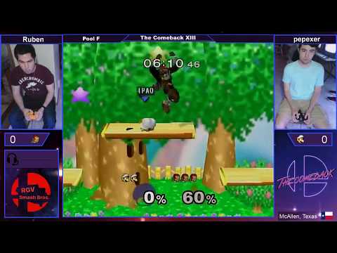 The Comeback 13 ssbm - Ruben vs Pepexer - Pool F