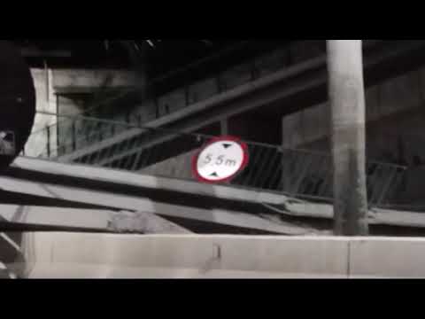 Queda de Passarela: rodovia BR 101 continua interditada