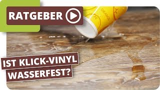 Ist Klick-Vinyl Wasserdicht und im Badezimmer einsetzbar?