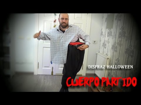 El disfraz definitivo para Halloween, efecto cuerpo dividido