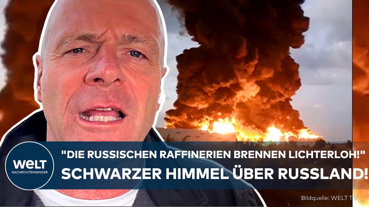 UKRAINE-KRIEG: "Die russischen Raffinerien brennen lichterloh!" Ukraine erhöht den Druck auf Putin!