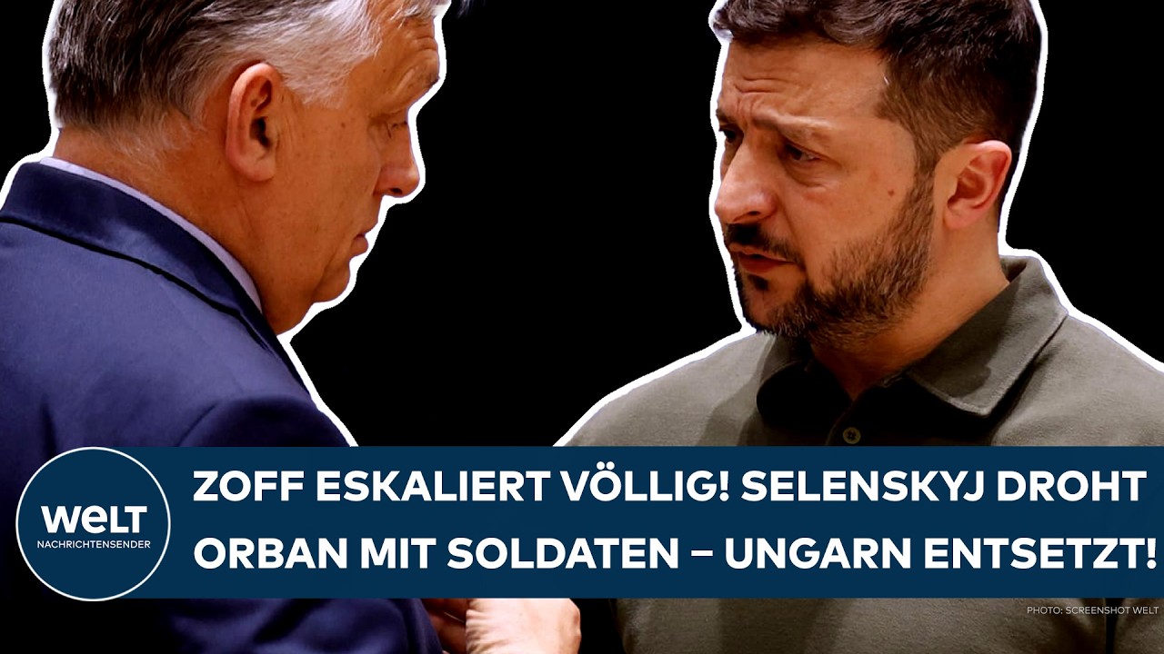 UKRAINE-KRIEG: Zoff eskaliert! Selenskyj droht Orbán mit Soldaten – Ungarn reagiert mit Entsetzen!