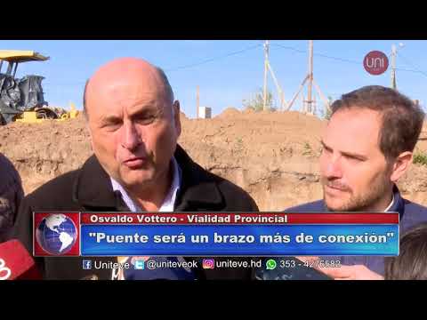 Vottero recorrió obras viales