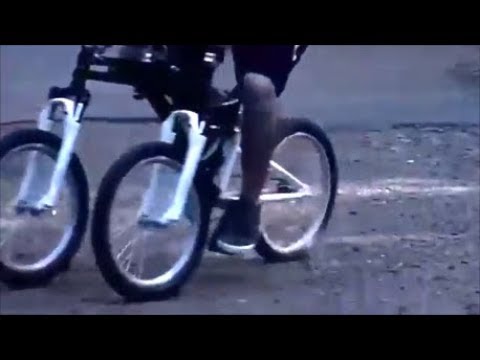 THE BEST LIGHTWEIGHT ADJUSTABLE TILT DESIGN OF LEANING TADPOLE TRIKES - PATENTED