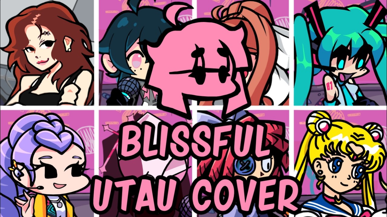 Blissful but Every Turn a Different Character Sings (FNF QT Rewired BLISSFUL) [UTAU Cover]