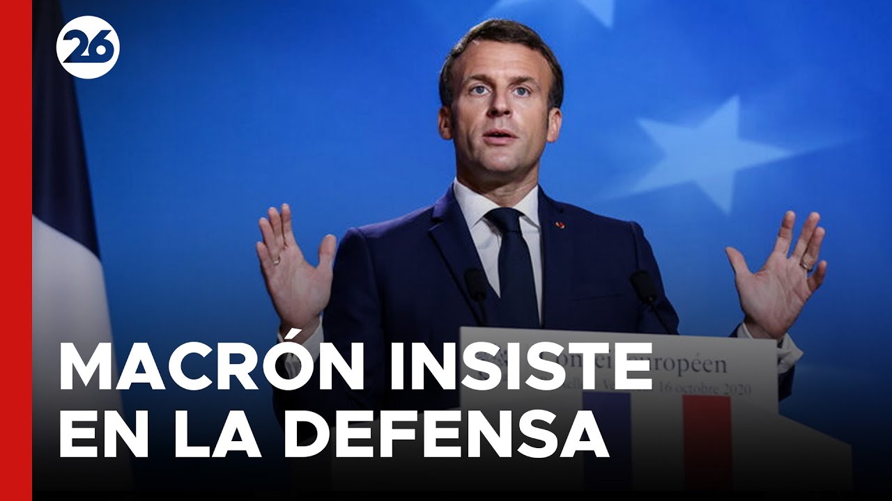 Macron quiere que la UE trabaje en cómo convertirse en una potencia soberana en defensa