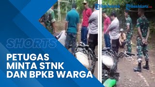 Viral Video Petugas Diduga Minta STNK dan BPKB Sepeda Motor Milik Warga yang Menolak Vaksin