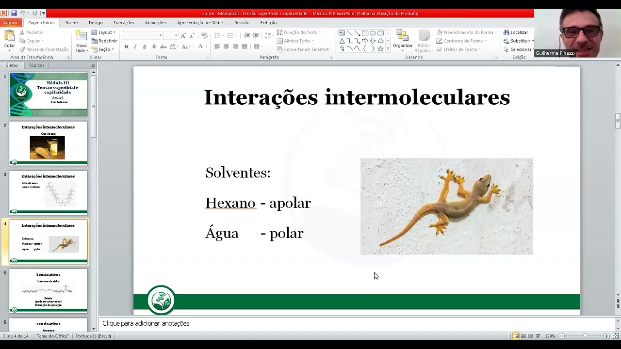 Química aplicada à Biologia - aula 6 módulo 3