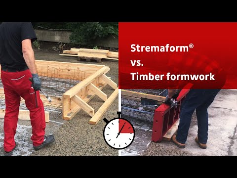 Permanent jointing formwork vs. timber shutter - Which is faster in construction reality?