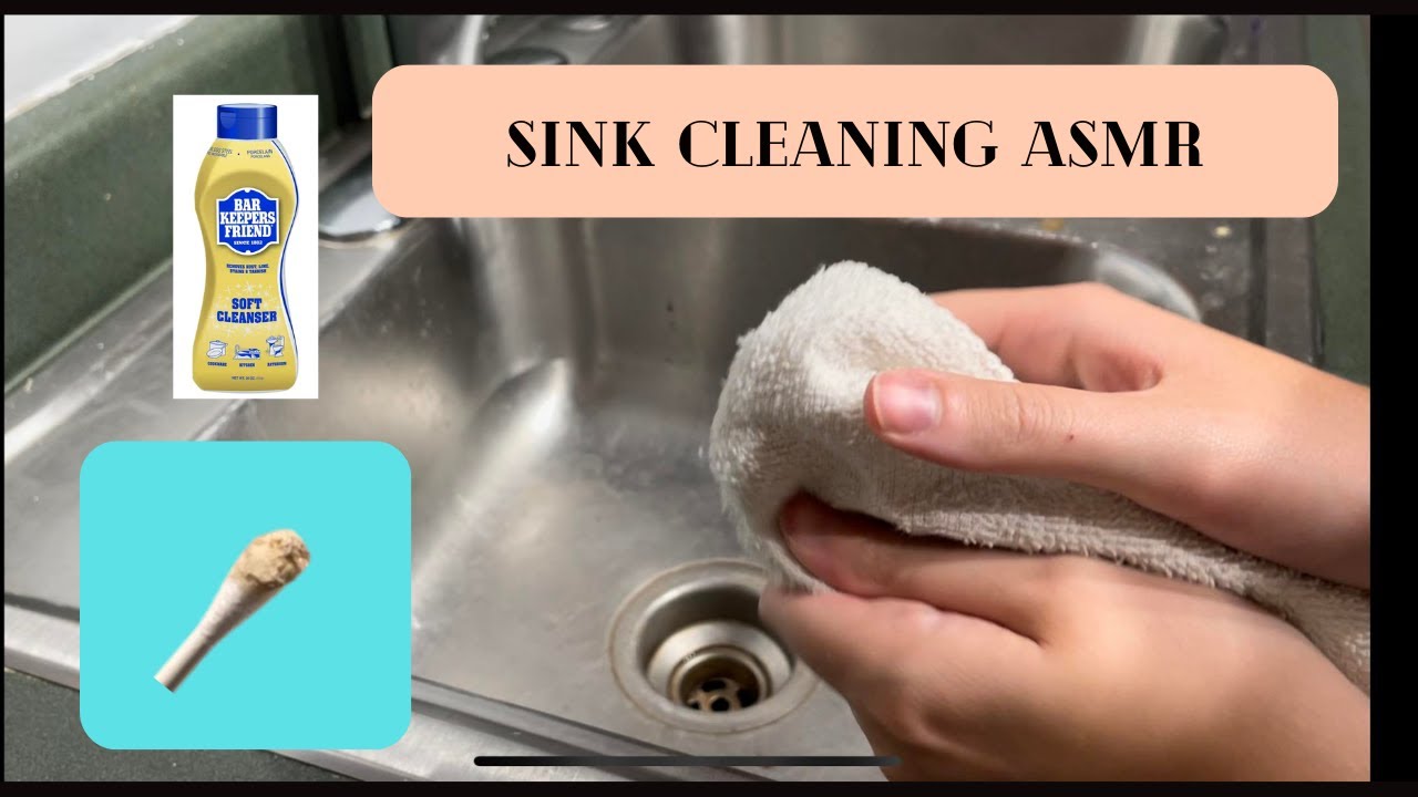 Sink Cleaning ASMR 🧽 | No Talking 🚿🎧💤