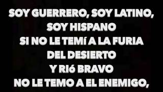 &quot;SOLDADO LATINOAMERICANO&quot; VOZ DE MANDO (LETRA)