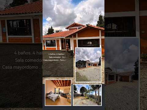 Hermosa casa finca en venta en Rionegro Ant.