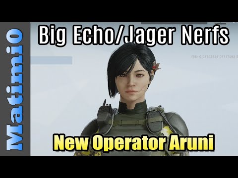 New Operator Aruni - Big Jager & Echo Nerfs - Rainbow Six Siege Neon Dawn