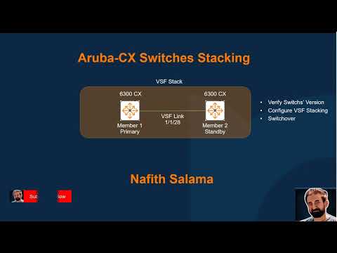 Aruba-CX VSF Switch stacking explained
