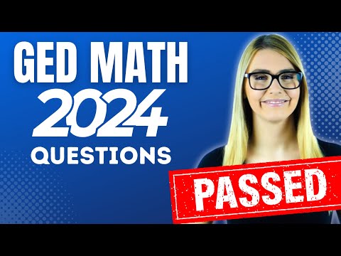 GED MATH 2024 - NEW - Pass the GED TEST with EASE