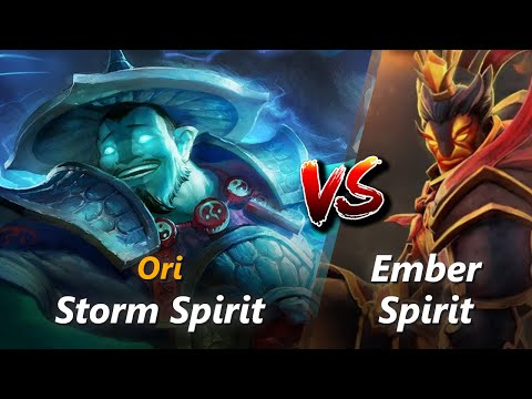 Ori mid Storm Spirit vs Ember Spirit | First 10 minutes