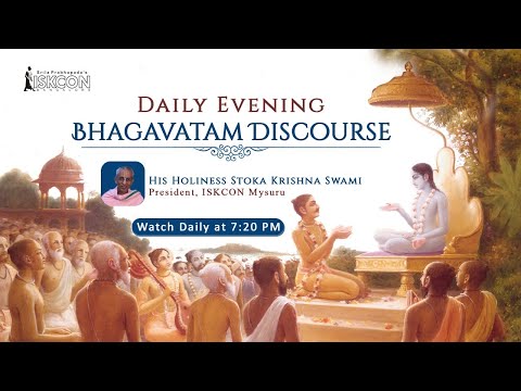 Daily Evening Bhagavatam Discourse | HH Stoka Krishna Swami | SB 1.1.6-7| 24-04-2021