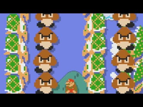 Improved Message ~ Easy 100 Mario Challenge - Super Mario Maker - No Commentary 1bm