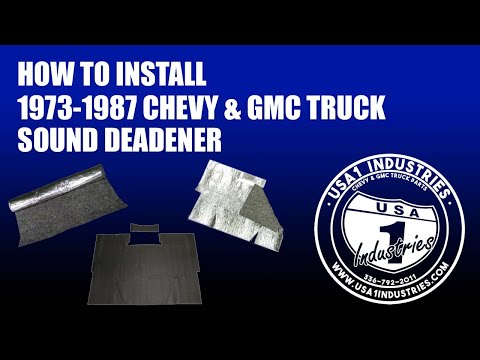 1973-87 Square Body Chevy & GMC Truck Sound Deadener!