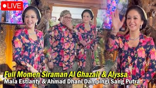 Download lagu Live! Full Moment of Al Ghazali & Alyssa's Siraman, Maia Estianty & Ahmad Dhani Accompany Their Son mp3