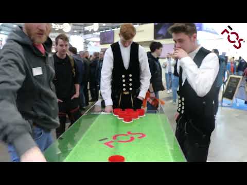FOS® mit dem „Klammer-Pong“ und magazinierten Sturmklammern auf der DACH+HOLZ 2024 in Stuttgart