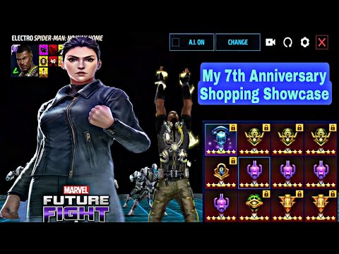 My Full Shopping On 7 Year Anniversary - Marvel Future Fight