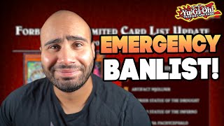EMERGENCY BANLIST!!! KONAMI FINALLY DID IT!!! Yu-Gi-Oh!