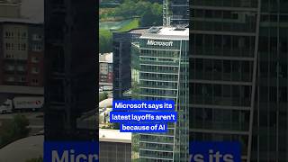 Thumbnail for Microsoft laid off nearly 5,000 employees. It says AI isn't the reason. #Microsoft #tech #AI