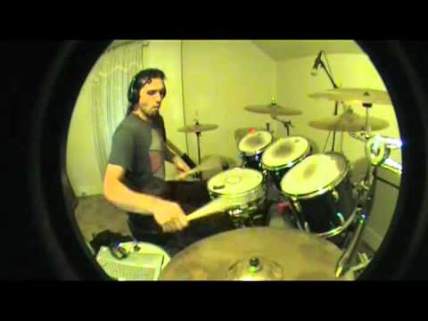 Drumming to Derek roddy's guitar track