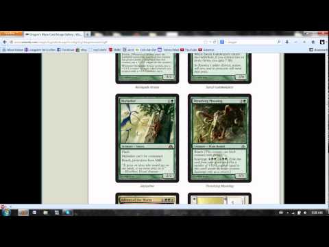 Dragon's Maze Complete Set Review: Green, Artifacts and Lands!