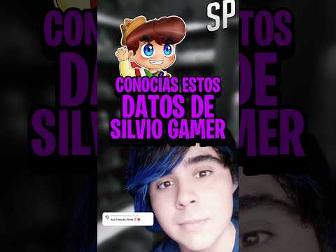 SILVIO GAMER DATA #shorts #silviogamer #lingames #minecraft #youtuber #didyouknow #didyouknowthis