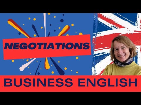 Business English NEGOTIATIONS:  Improve your CONFIDENCE in ENGLISH - Intermediate Level