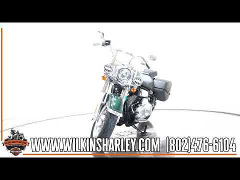 2024 Harley-Davidson FLHCS Softail Heritage Classic 114 in Alpine Green with Chrome Trim