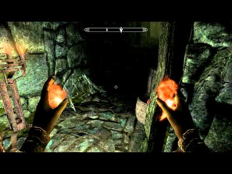 Skyrim: Fellglow Keep Dungeons 1080p