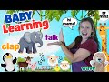 Baby Learning With Miss Katie Learn First Words Gestures Animals Nursery Rhymes Clap Point