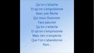 On s&#39;attache-Christophe Maé-Lyrics