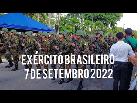 7 de Setembro 2022 -  Desfile Exército  Brasileiro  - João Pessoa-PB - Completo HD 🟩🟨