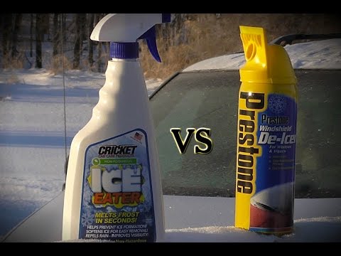 Prestone Windshield De-Icer Vs Cricket Ice Eater
