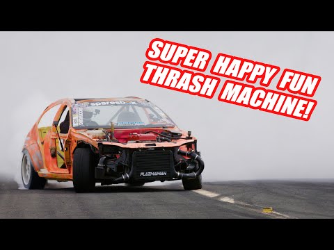 We Thrash Bazza the XR6 Turbo Kart on a Runway - Man this car is FUN!