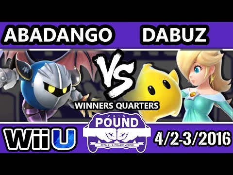 Pound 2016 - Abadango (Meta Knight) Vs. Dabuz (Rosalina) - Winners Quarters - Smash Wii U