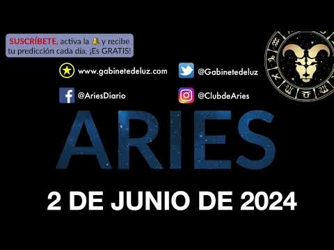 Horóscopo Diario - Aries - 2 de Junio de 2024.