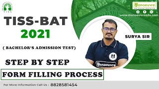 TISS BAT 2021 | Step By Step Complete Form Filling Process By Manoeuvre