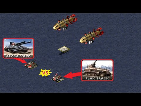 Anti-Air Apocalypse vs Flak Track - Red Alert 2