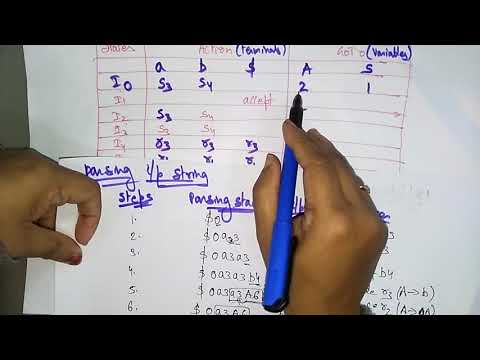 LR (0) parsing | Input string | Part-3/3 | Compiler Design | Lec-20 | Bhanu Priya