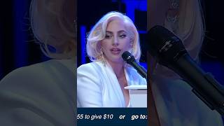 Lady Gaga’s speech at One America Appeal (2017) 💙 #shorts