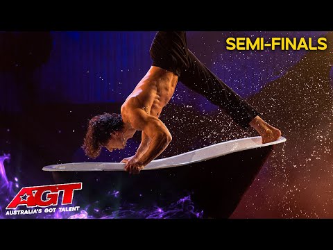 Aerial SENSATION Oleg's STUNNING Semi-Final Performance!  | Australia's Got Talent 2022