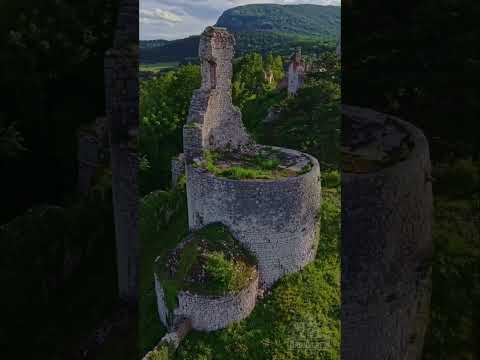 Burgruine Starhemberg #castle #cinematic #dji #drone #nature #reels #austria #shorts #viral #youtube